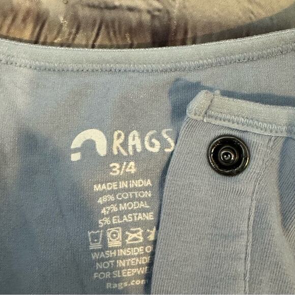 Rags to Raches Light Blue Shortie Romper - Picture 3 of 4